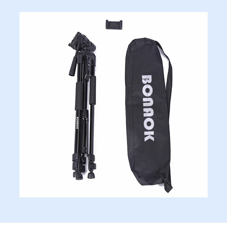 BONAOK Camera Tripod with Travel Bag,Cell Phone Tripod with Wireless Remote and Phone Holder